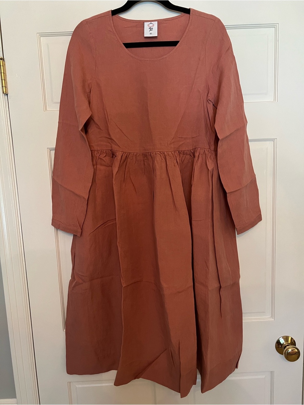 Son de Flor Linen Smock Dress- Size XS